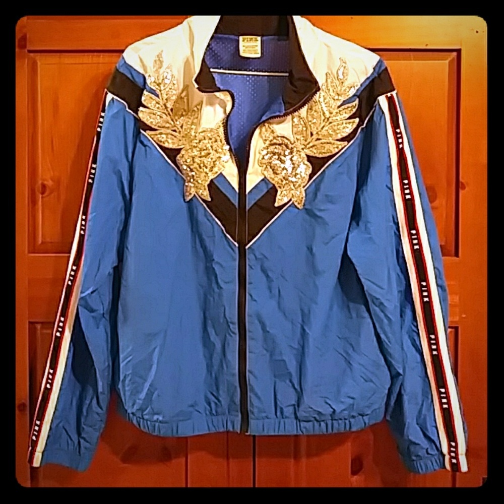 Pink victorias secret anorak